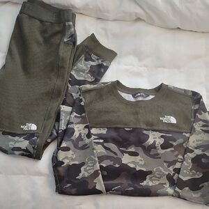 The North Face Kids' Olive and Camo Joggers